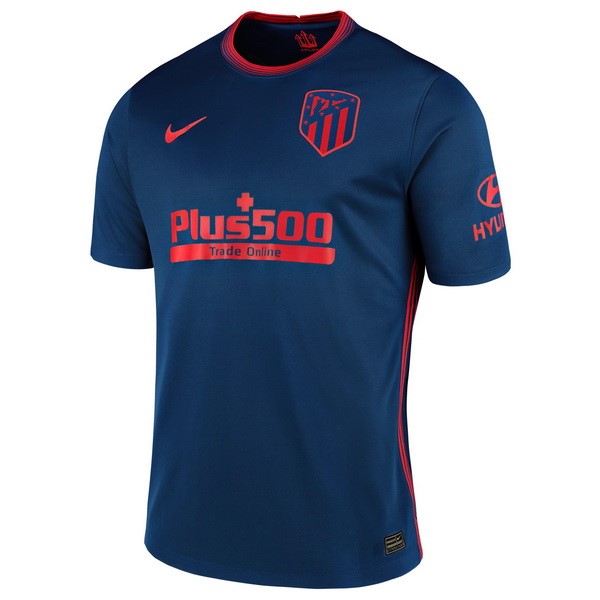 Tailandia Camiseta Atlético De Madrid Replica Segunda Ropa 2020/21 Azul